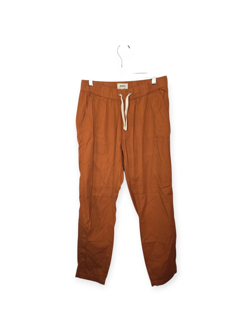 Women's Pact rust pull-on pants, size medium